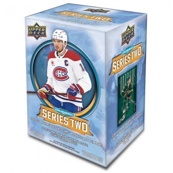 Upper Deck 2025-2026 NHL Upper Deck Series Two Blaster box - hokejové karty