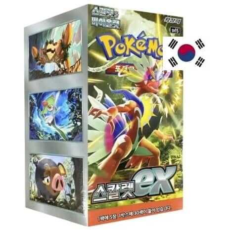 Nintendo Pokémon Scarlet & Violet - Scarlet EX Booster Box - kórejský