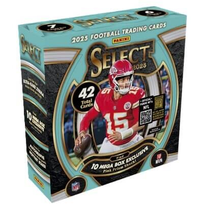 Panini 2025 Panini Select Football Mega Box - karty amerického futbalu