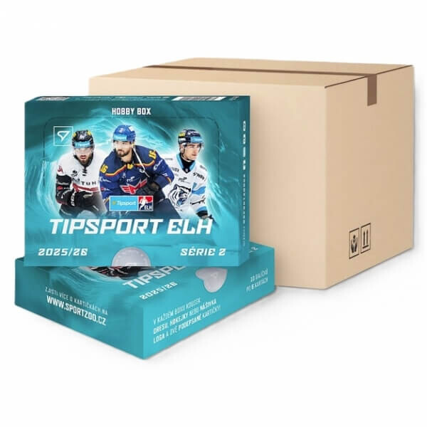 Sportzoo Hokejové karty Tipsport ELH 25/26 Hobby Case 2. séria