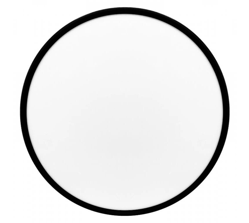 LED Solution Čierne prisadené LED svietidlo okrúhle 600mm 50W TEPLÁ BIELA – POSLEDNÝ KUS VYP364