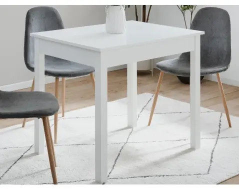 Jedálenský stôl Capri 90x67 cm, biely%