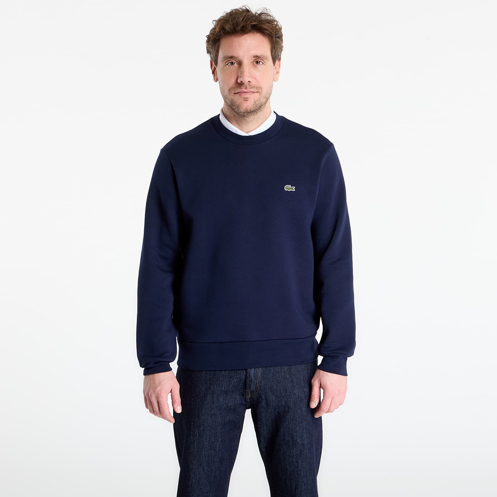 Mikina LACOSTE Sweatshirt Navy Blue 5