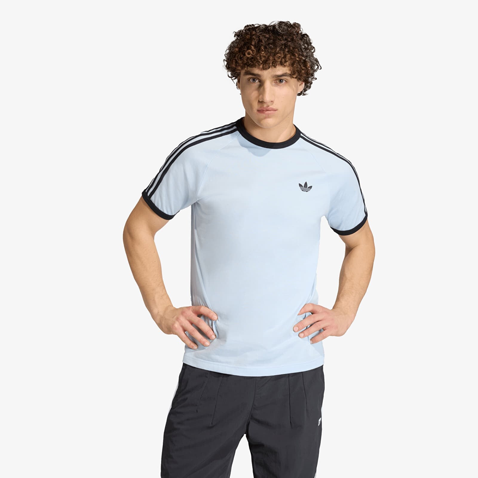 Tričko adidas 3-Stripes T-Shirt Crystal Sky S
