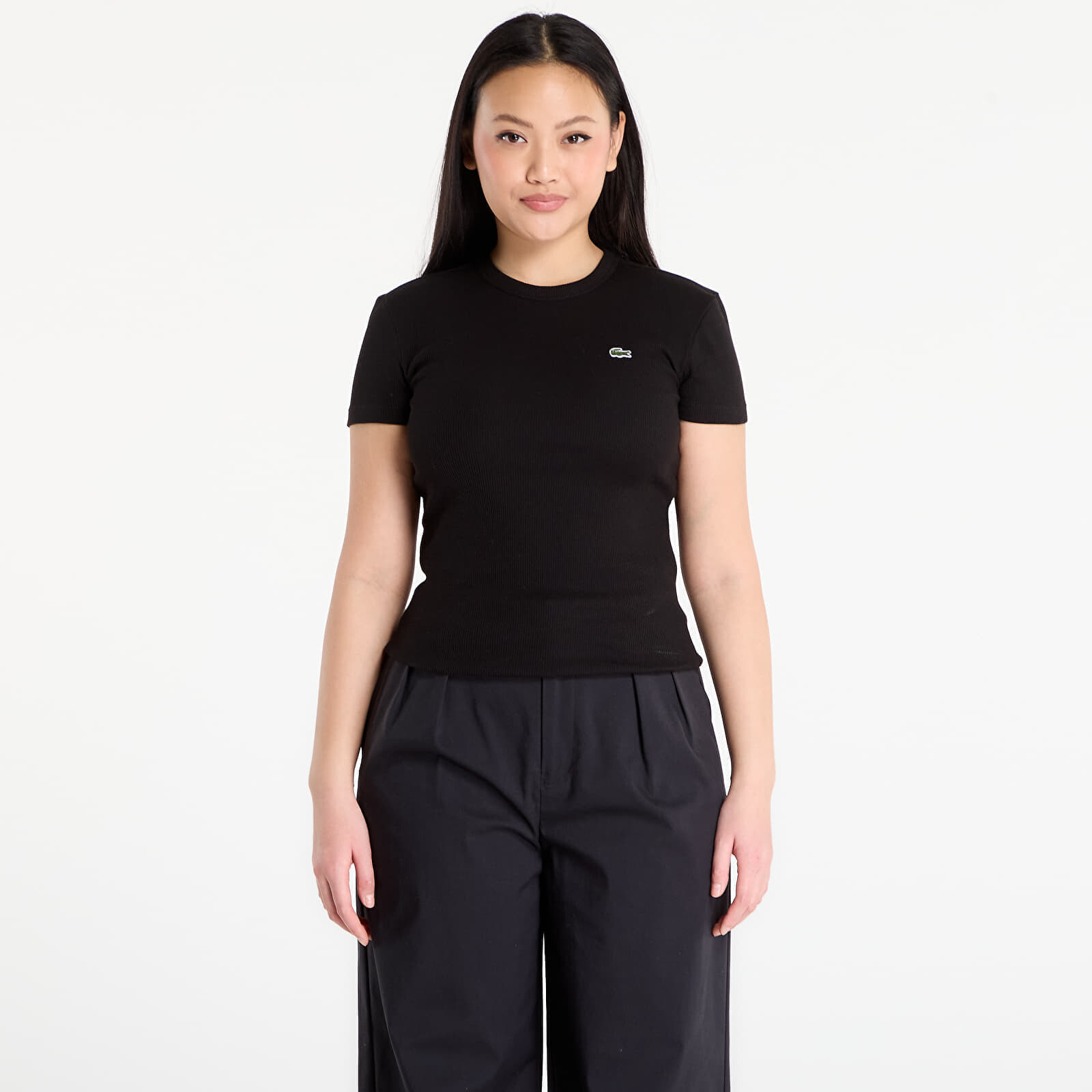 Tričko LACOSTE Tee-Shirt Black 34