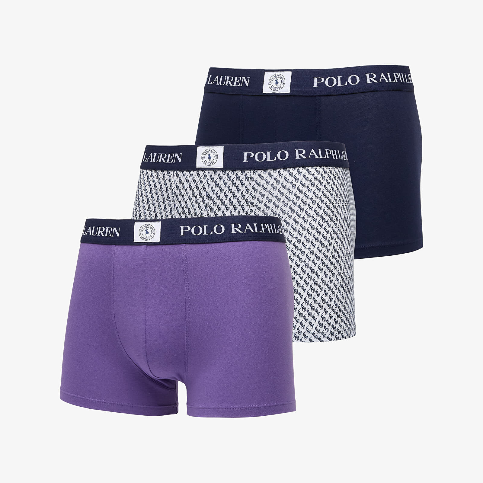 Boxerky Ralph Lauren Cotton Trunk 3-Pack Multicolor L
