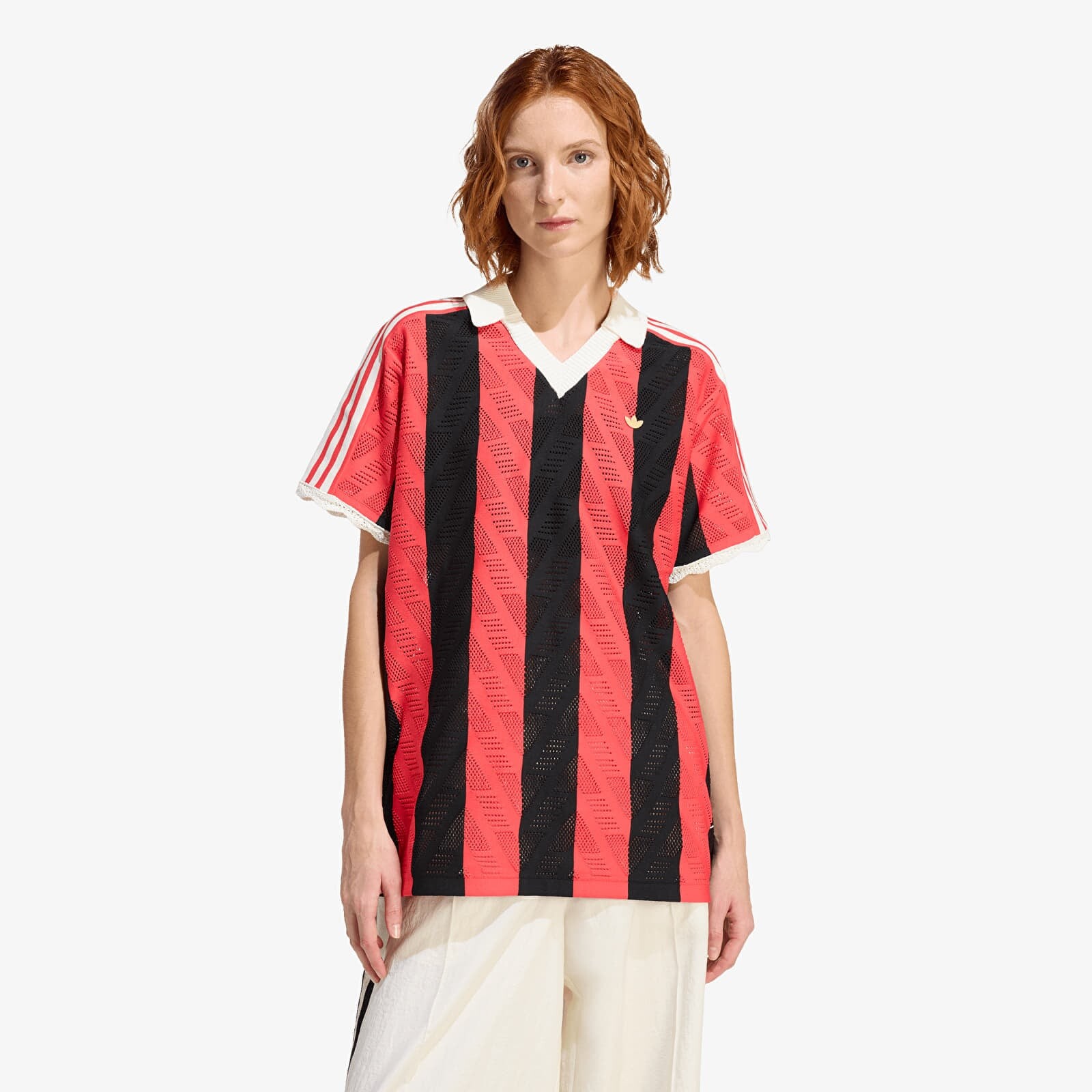 Tričko adidas Short-Sleeve Polo Tee Semi Lucid Red XL