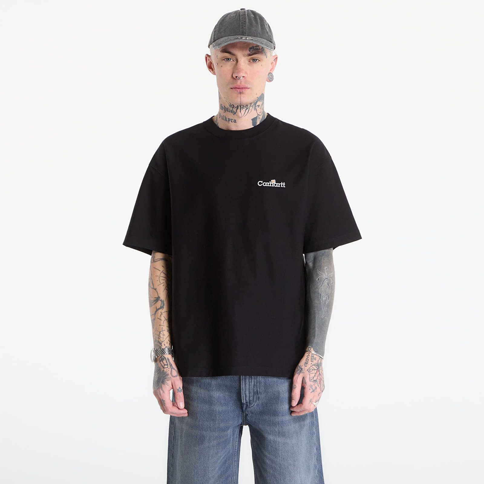 Tričko Carhartt WIP S/S WIP Label T-Shirt UNISEX Black XS