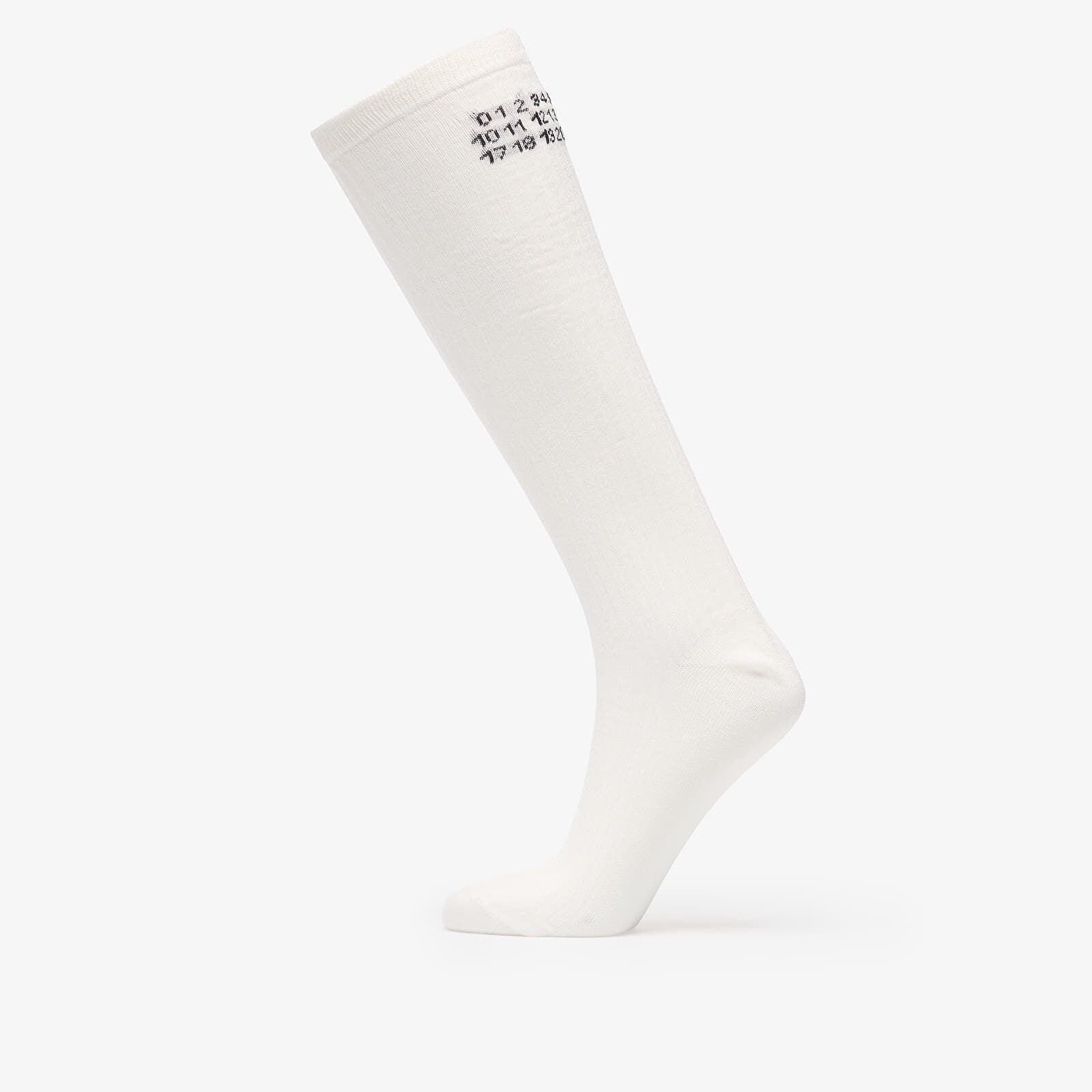 Ponožky MM6 Bootleg Sock Off White M