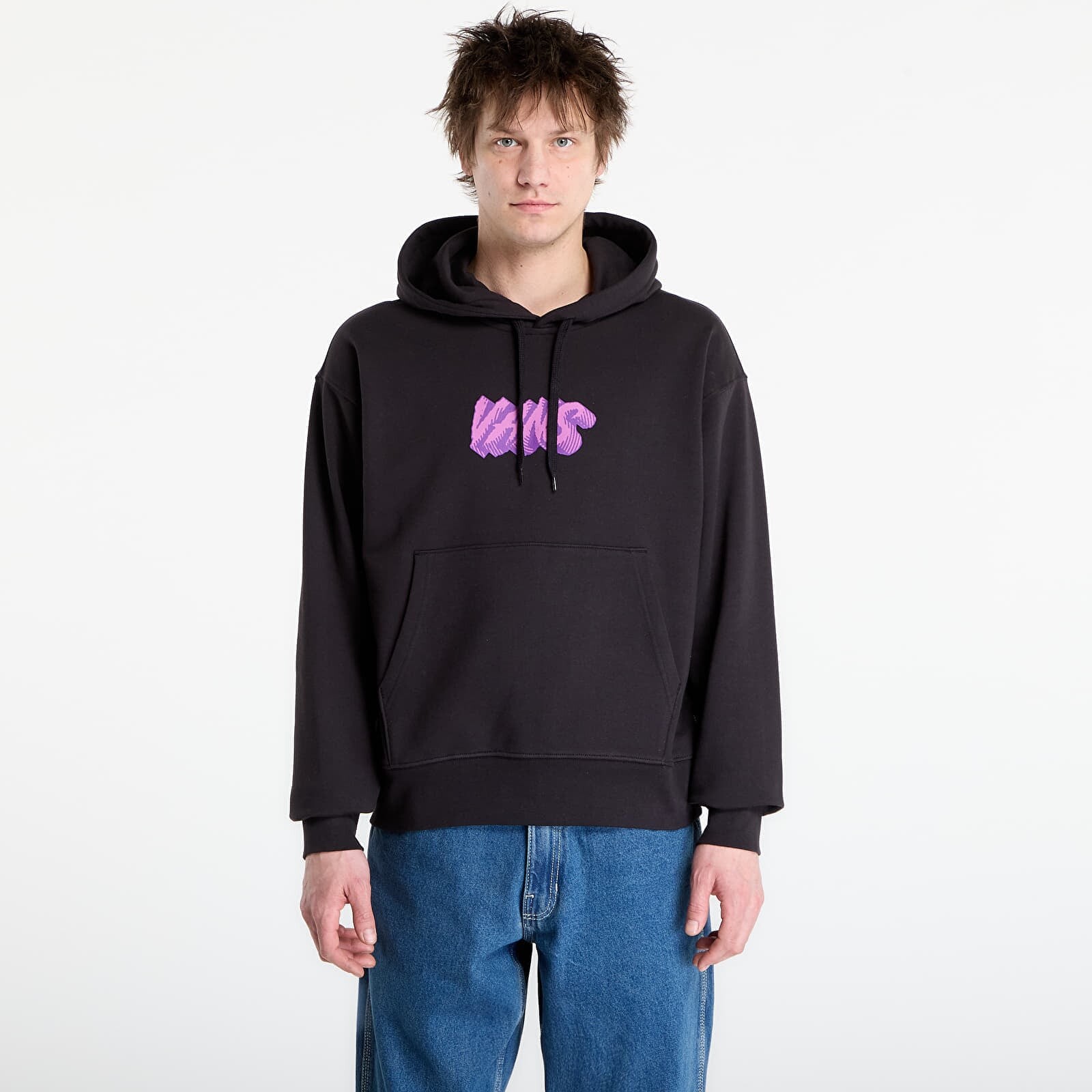 Mikina Vans Stone Swirl Loose PO Hoodie Black L