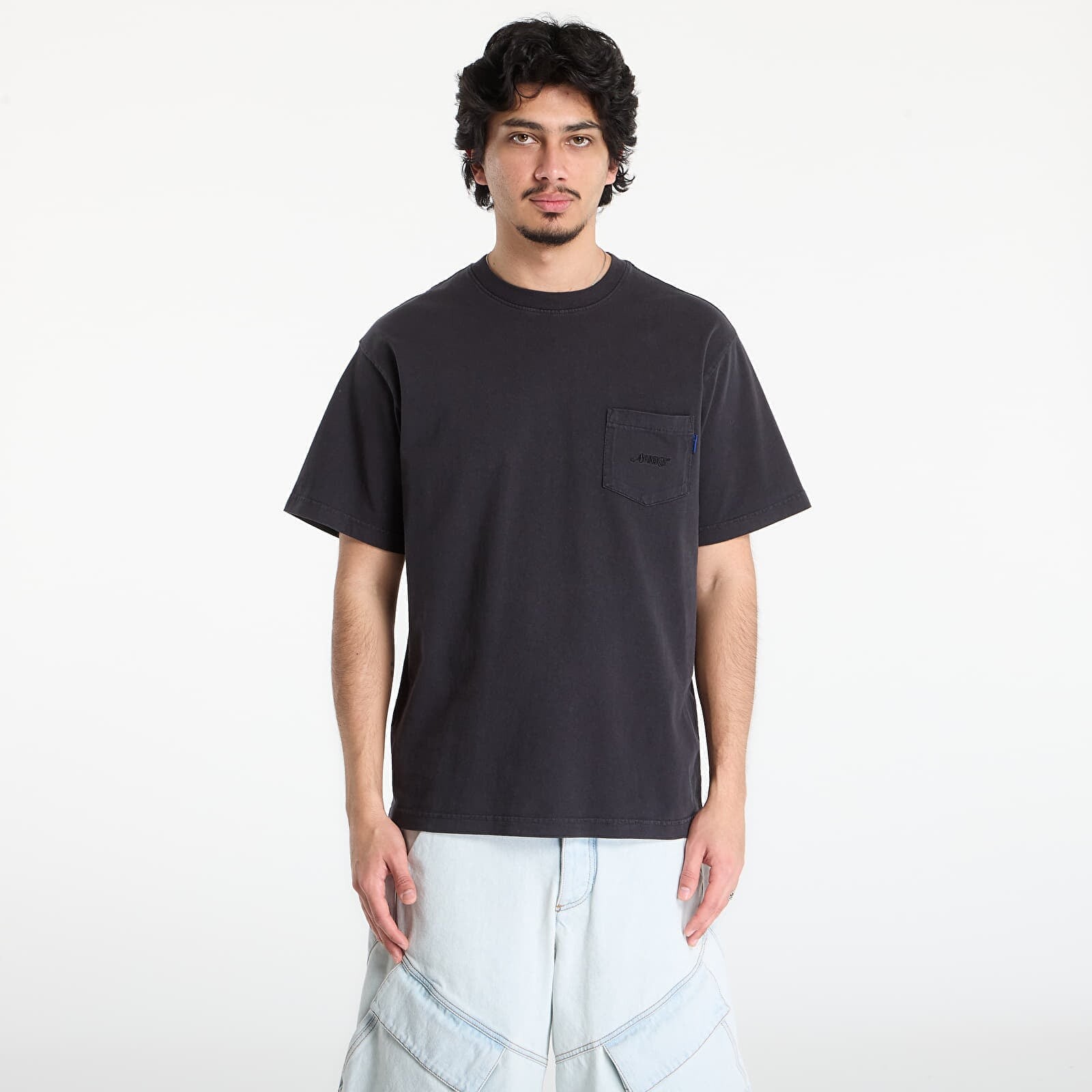 Tričko Awake NY Pocket Tee Black M