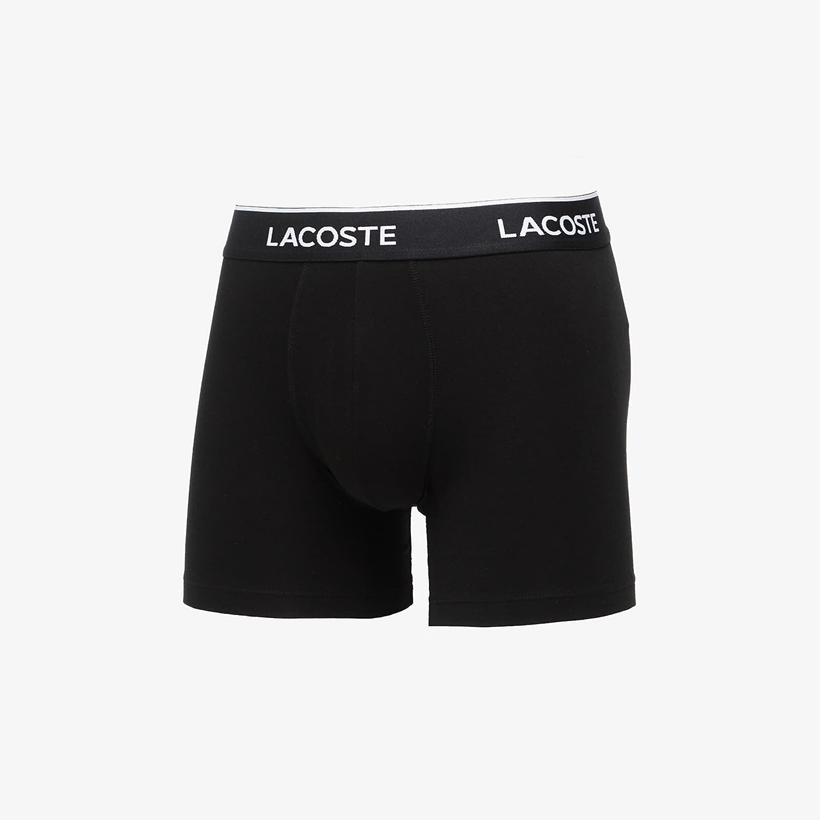 Boxerky LACOSTE 3-Pack Boxer Brief Black M