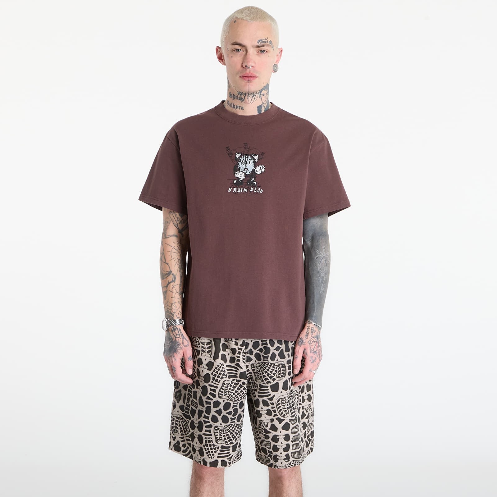 Tričko Brain Dead Time Is Nigh T-shirt Berry L