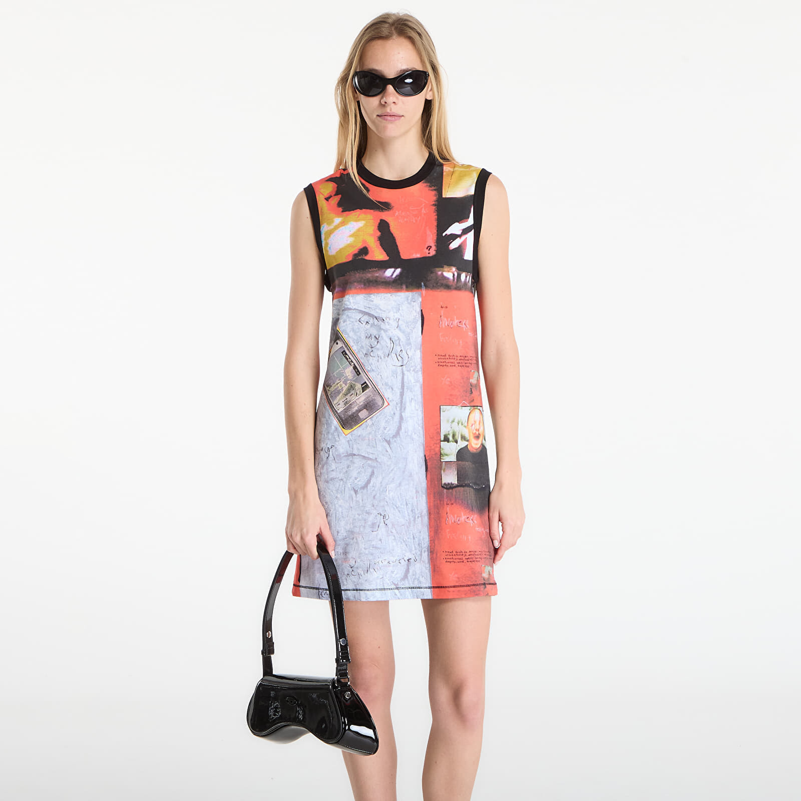 Oblečenie Diesel D-Hessa Dress Printed Jersey M