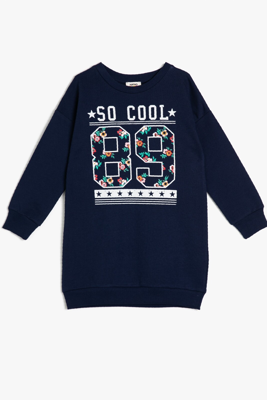 Koton Navy Blue Girls' Dress