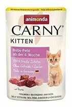 animonda Carny Kitten Pouch 24 x 85 g - baby paštéta s hovädzím vývarom