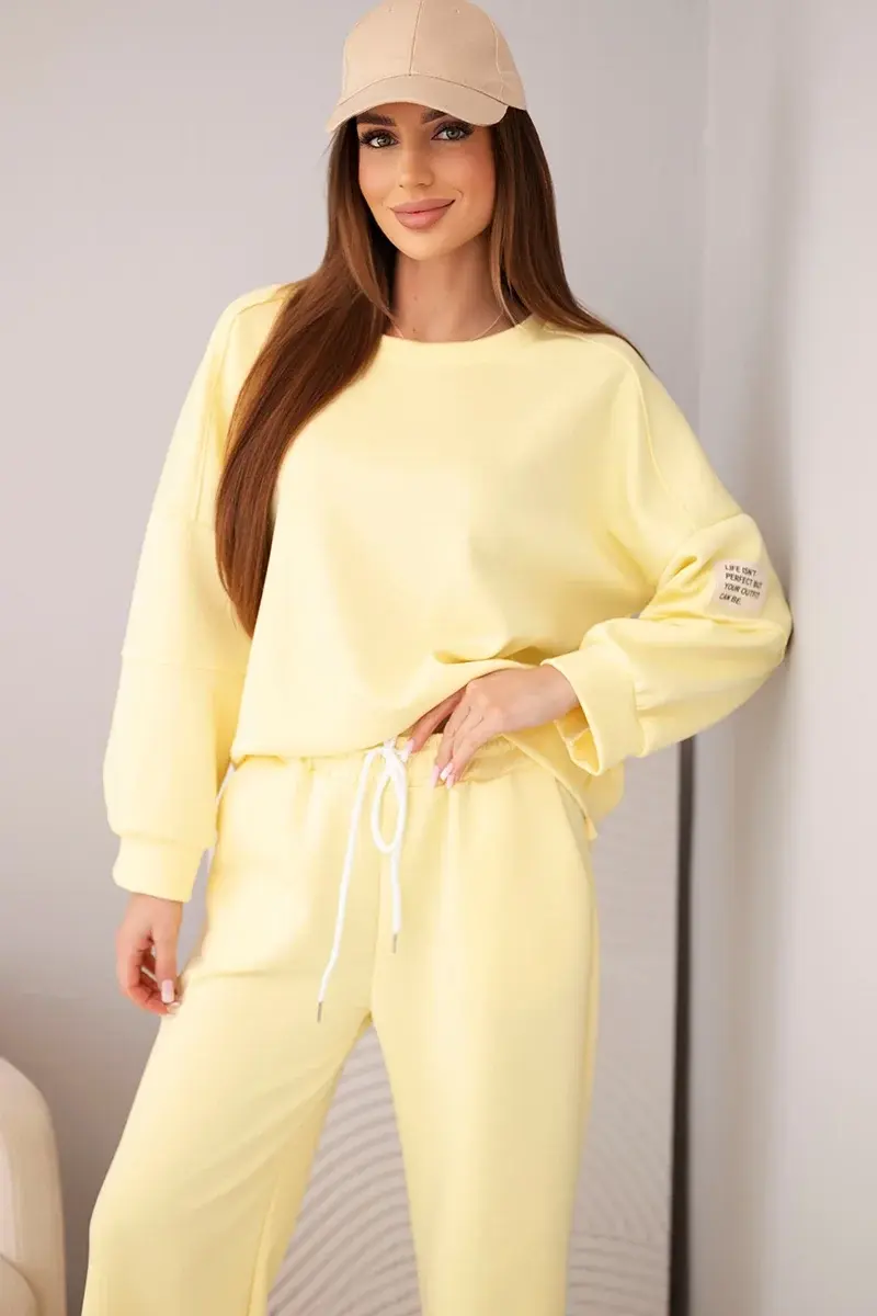 Kesi Włoski dámska tepláková súprava, tmavožltá