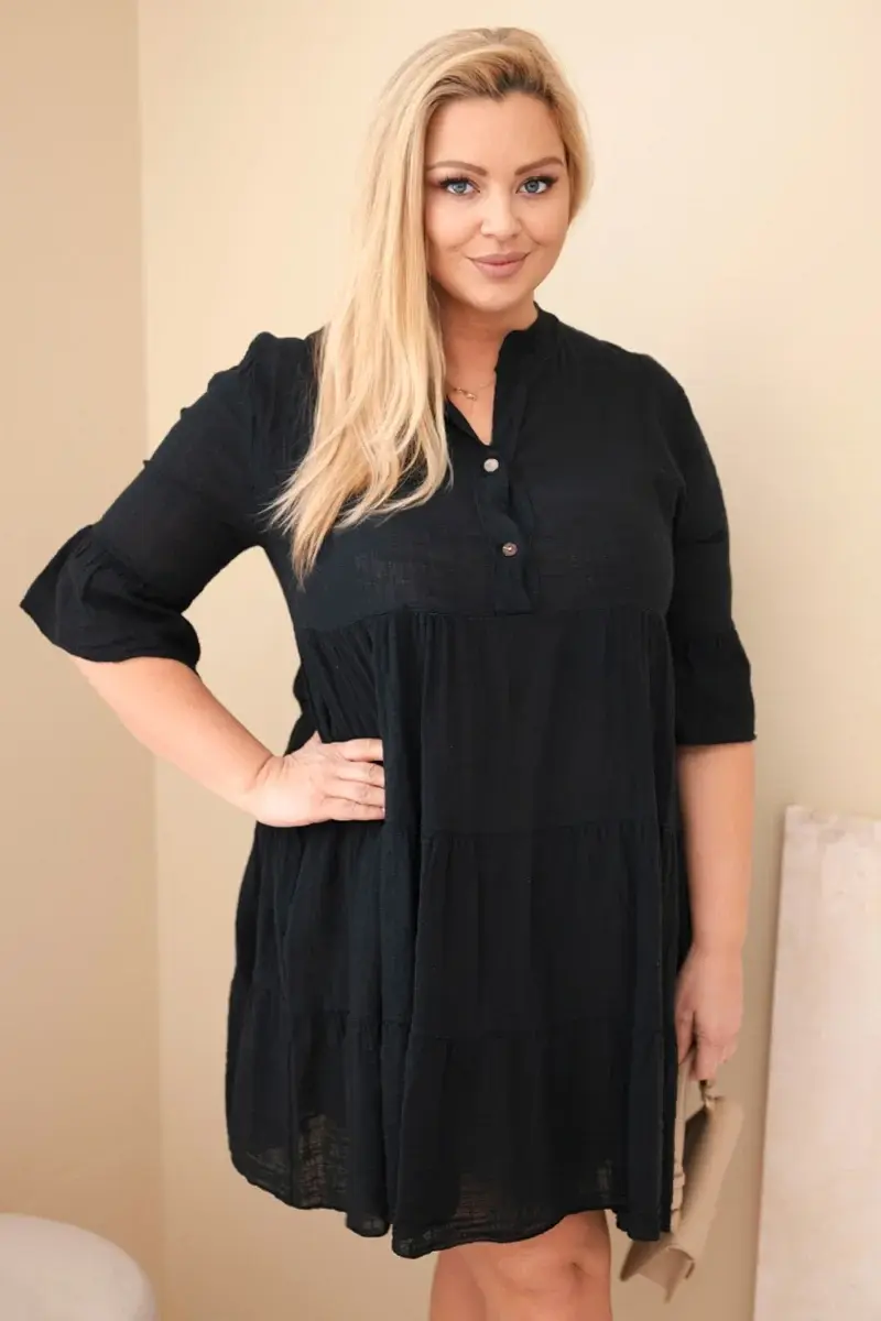 Dámske letné šaty s volánmi