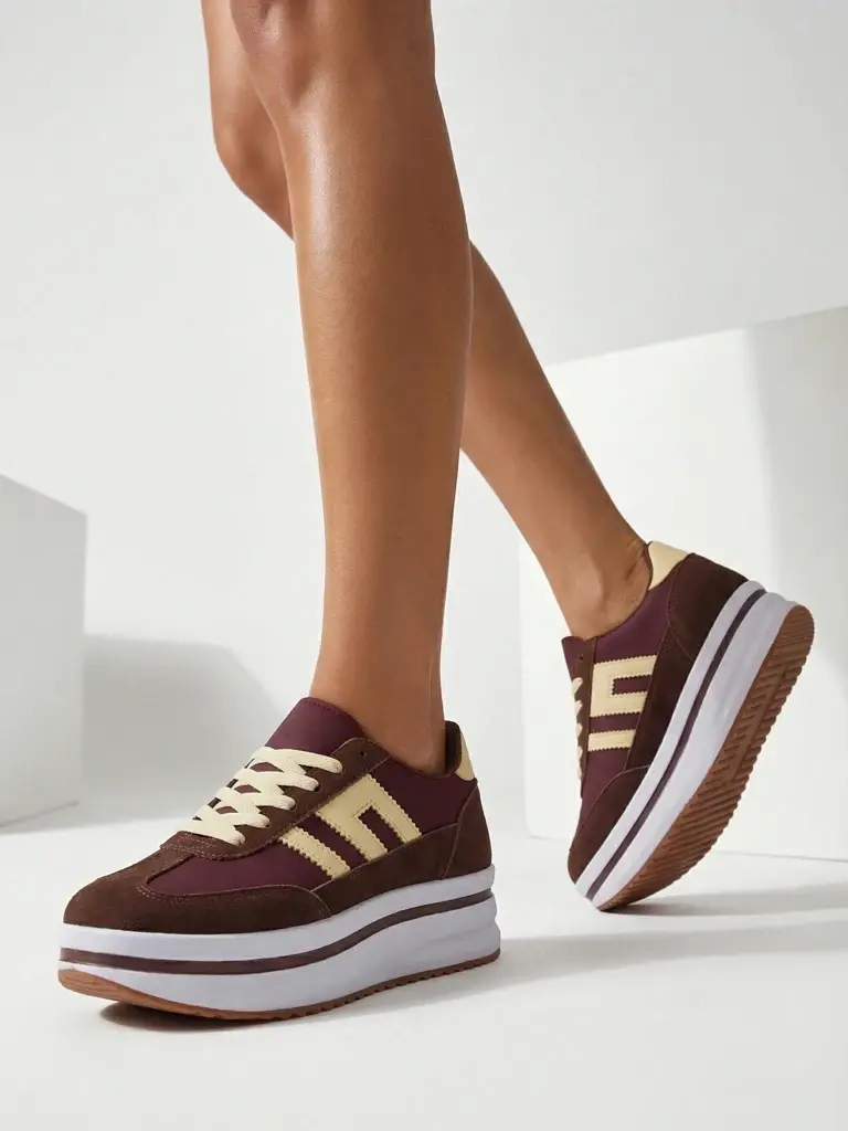 Dámske športové tenisky na platforme