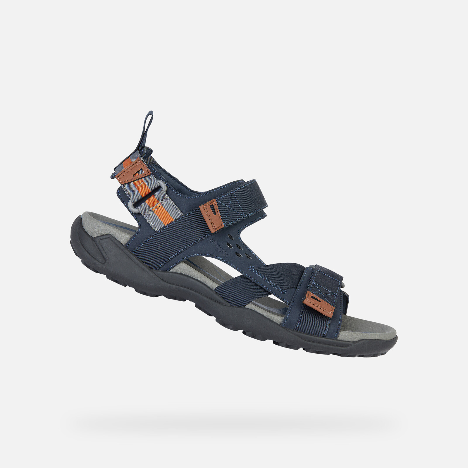 Tmavomodré pánske sandále Geox Terreno + Grip