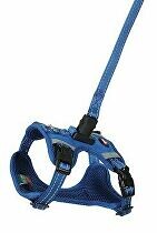 Postroj pes s vodítkem 2m CLIP&GO modrá XS Zolux