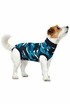 Obleček ochranný Suitical Dog BLUE CAMO 81cm XXL