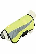 Obleček bunda pro psy REFLEXNÍ žlutá 40cm Zolux