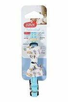 Obojek kočka CHATOUILLE s motýlkem modrá Zolux