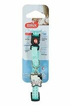 Obojek kočka CHATOUILLE s přívěskem modrá Zolux