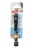 Obojek kočka CHATOUILLE s přívěskem černá Zolux