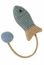 Hračka kočka GRIBOUILLE Ryba šedá Zolux