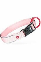 Obojek pes PREMIUM Nylon 15mm/30-35cm růžová Zolux