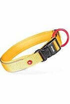 Obojek pes PREMIUM Nylon 15mm/30-35cm žlutá Zolux