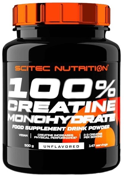 Scitec 100% creatine monohydrate 500 g - neochucený
