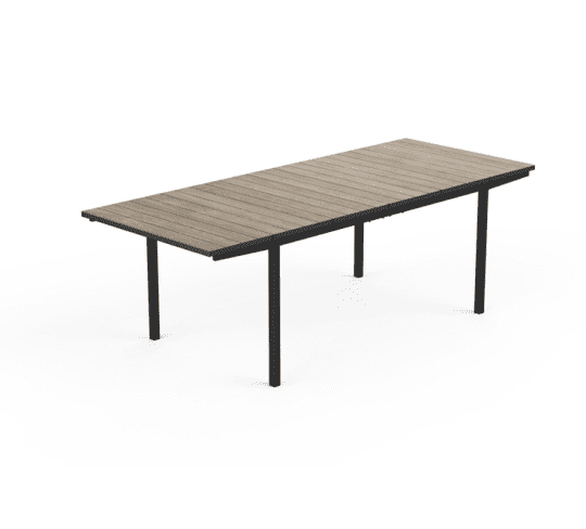 KETER Rozkladací záhradný stôl DEPORTO | 200-280cm ashwood / graphite