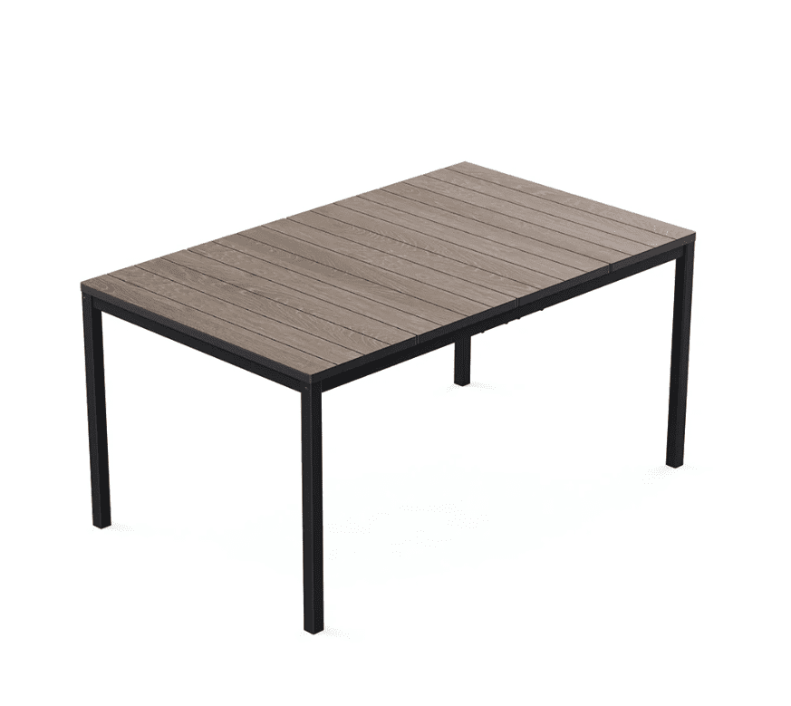 KETER Záhradný stôl DEPORTO | 160cm walnut / grafit