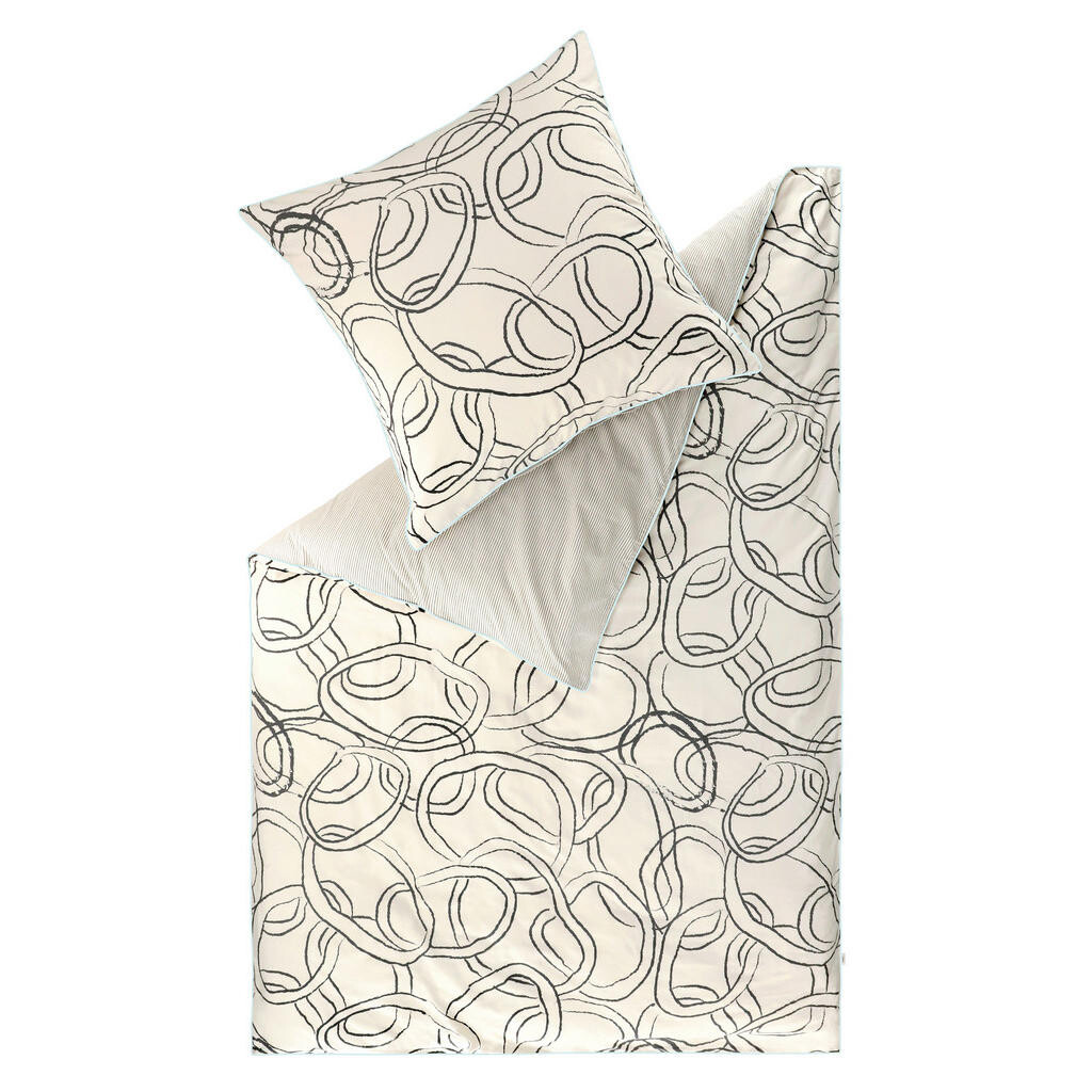 Esprit LICENCOVANÁ POSTEĽNÁ BIELIZEŇ, renforcé, krémová, sivá, béžová, 140/200 cm