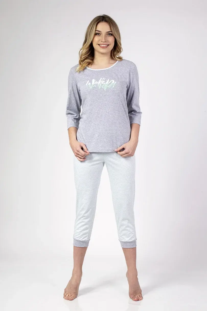 681 DÁMSKE PYŽAMO zelená L