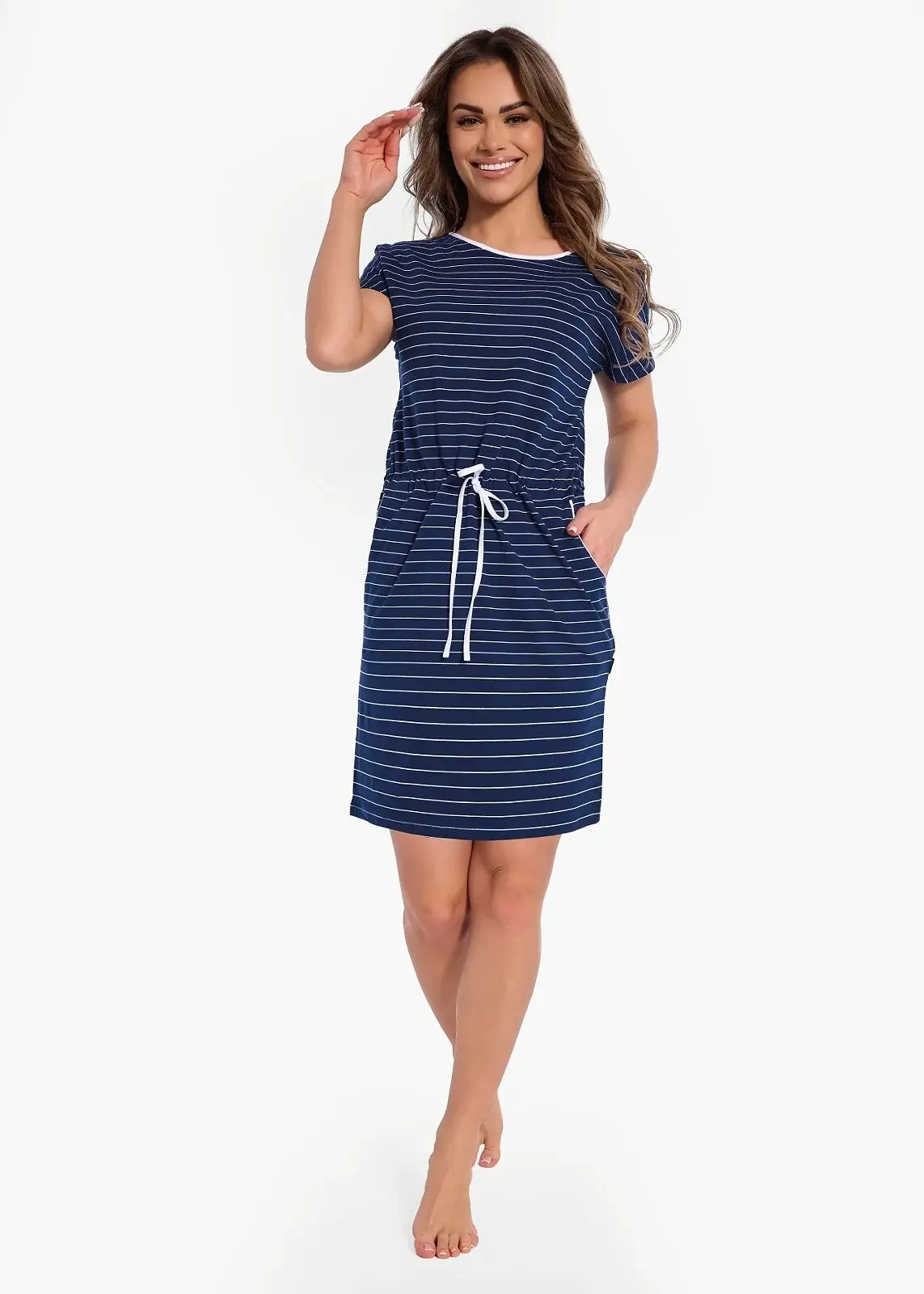 Košeľa Cornette 374/304 Allie w/r S-2XL tmavě modrá M