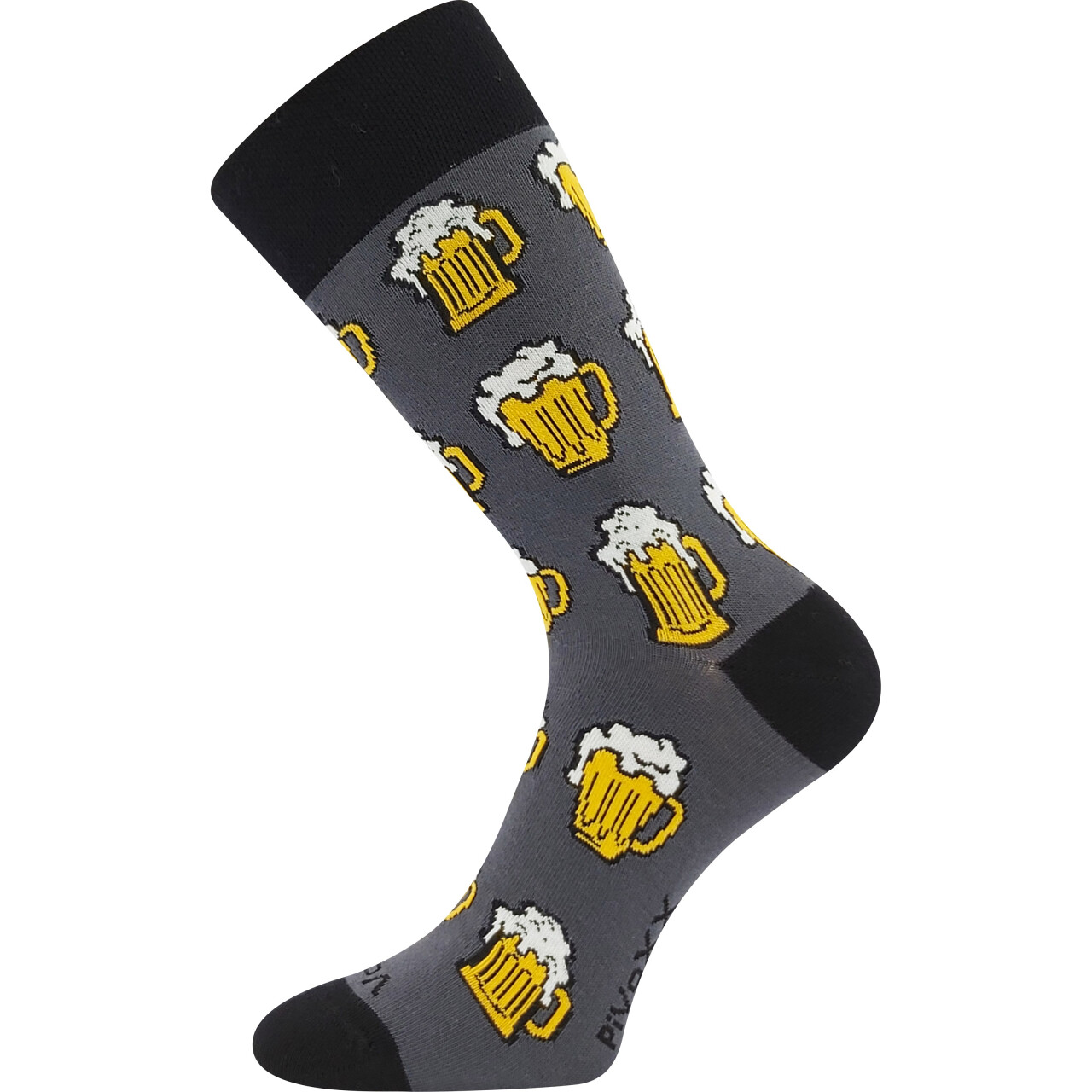 Ponožky klasické pánske Voxx PiVoXX vzor A 1 pár - sivé, 39-42