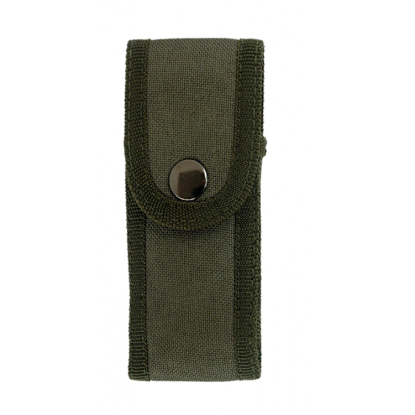 Púzdro Barbaric Dingo Nylon na zatvárací nôž s cvokom 13x5,5 - olivové