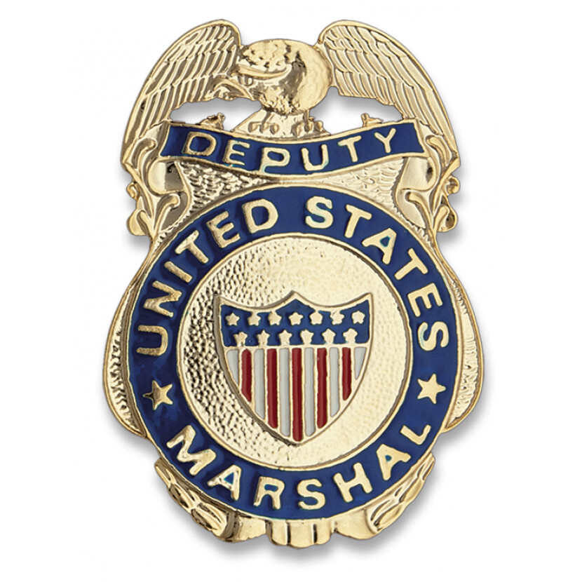 Odznak United States US Marshal - zlatý