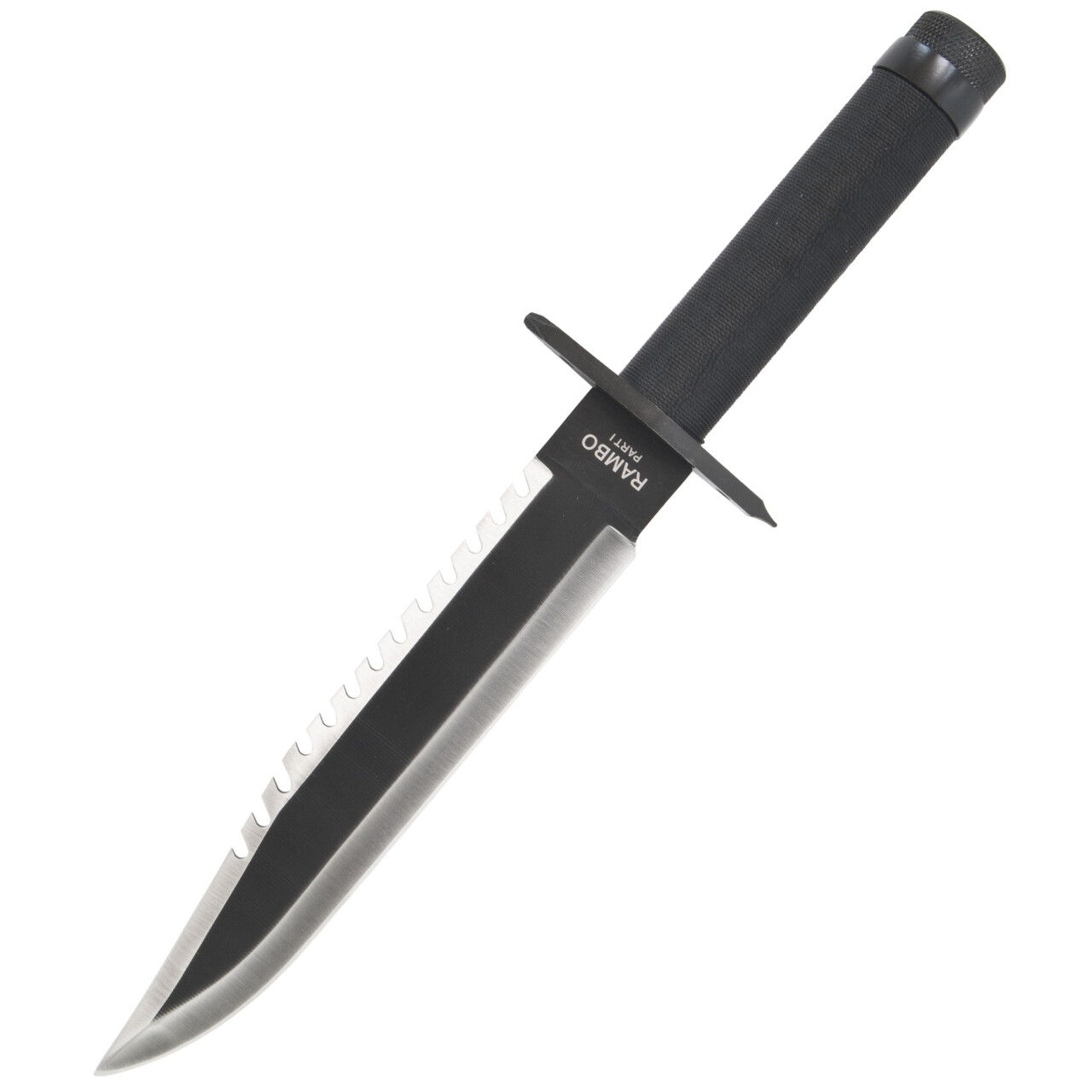 Nôž Steel Claw Knives Rambo First Blood Part 1 - čierny-strieborný