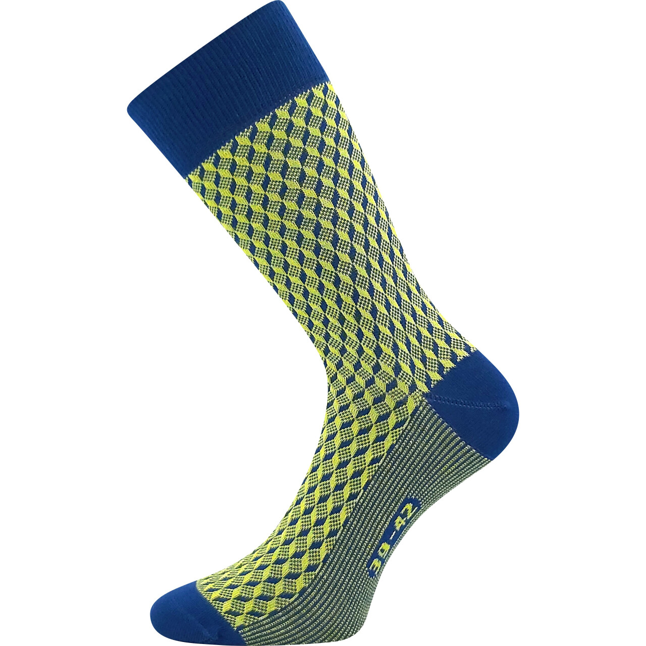 Ponožky spoločenské Lonka Žeryk - zelené-modré, 39-42