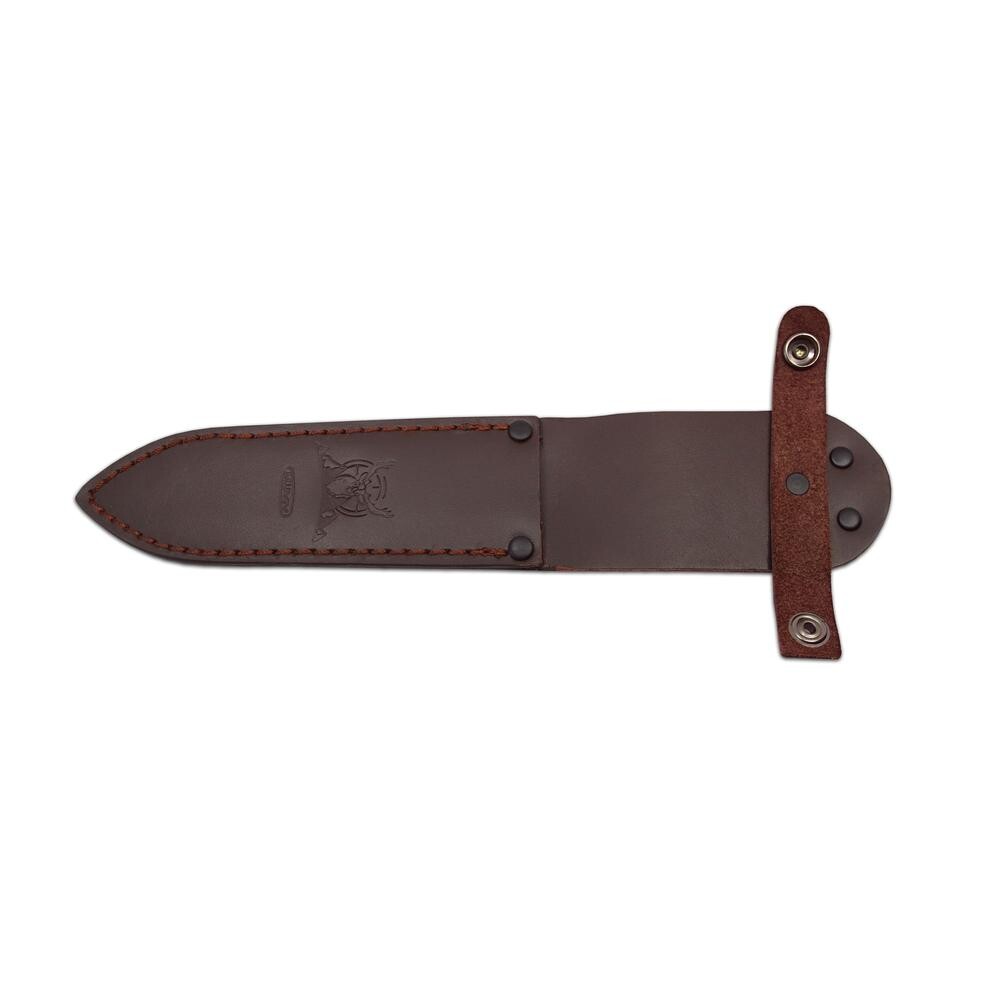 Puzdro kožené na nôž s pevnou čepeľou Mikov Venado (376 a 376/Z) - hnedé