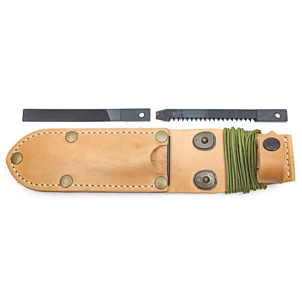 Puzdro kožené na nôž Mikov Uton vrátane príslušenstva (362-4) - svetlo hnedé