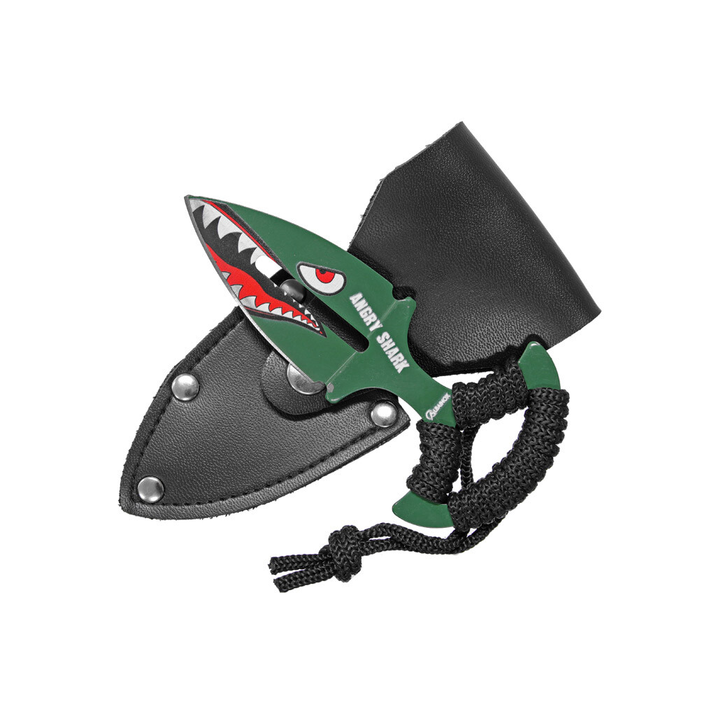 Dýka tlačná (pestná) Albainox Angry Shark - zelená