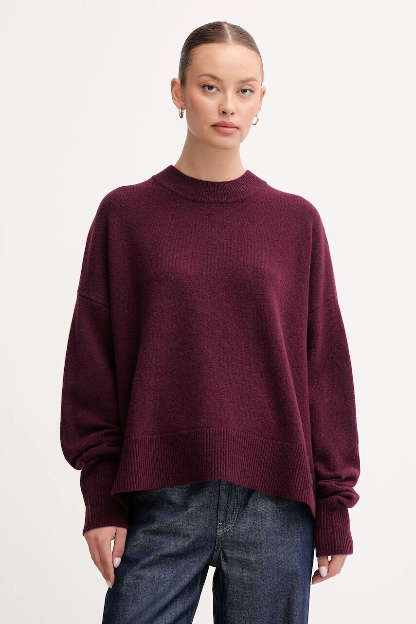 Vlnený sveter Barbour LEONIE