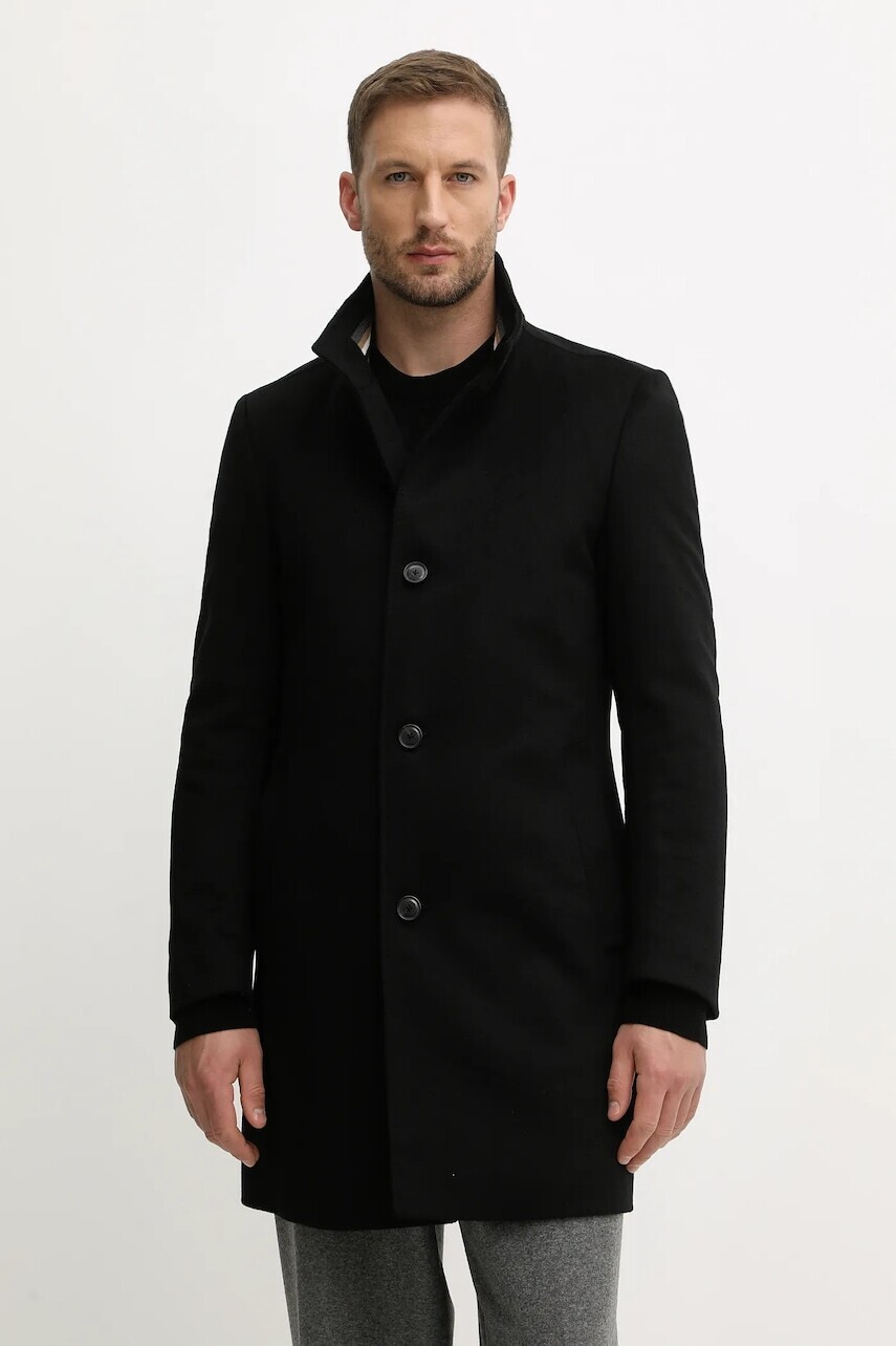Vlnený kabát BOSS H-Hyde-SU-254