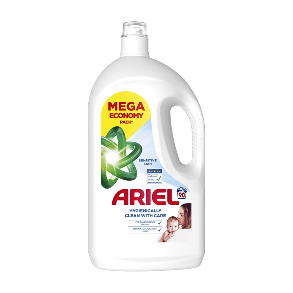 ARIEL Sensitive Tekutý prací prostriedok 90 praní 4,05 l